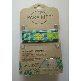 Parakito bracelet anti-moustiques dessins grand modèle vert-bleu