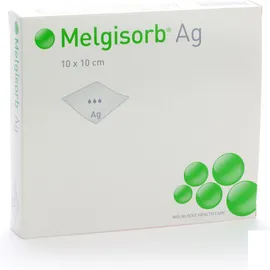 Melgisorb Ag compresse stérile 10cmx10cm