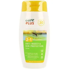 Care-plus 2-en-1 Protection solaire et anti-insectes SPF30