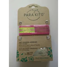 Parakito bracelet anti-moustiques dessins grand modèle rose