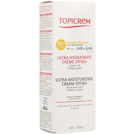 Topicrem crème ultra-hydratante SPF50+