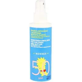 Korres Shea Butter SPF50 crème solaire pour enfants - spray