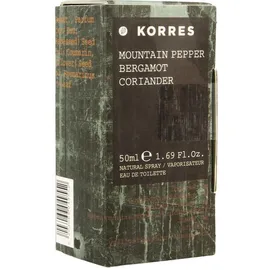 Korres poivre de montagne/bergamote/coriandre parfum