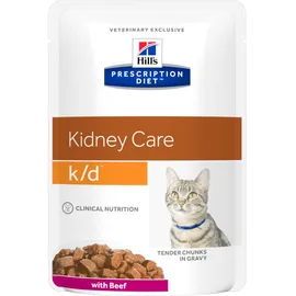 Hill`s Prescription Diet Feline K/d boeuf