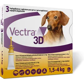 Vectra 3d Solution spot-on chien pipette 3x0,8ml