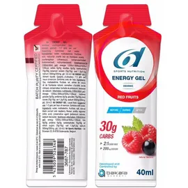 6D Energy gel fruits rouges