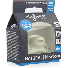 Difrax Sucette Natural Newborn uni crème
