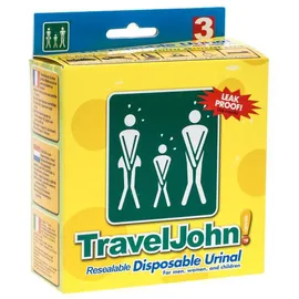 Travel John 3st sac urinal jetable
