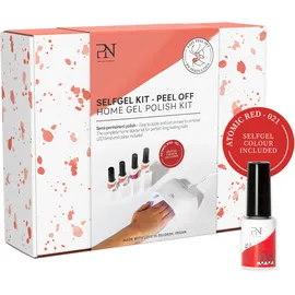 PN by ProNails Selfgel Home manicure kit Atomic red