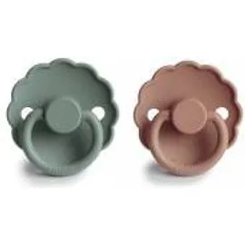 Frigg Daisy sucettes 6-18M rose gold / lily pad