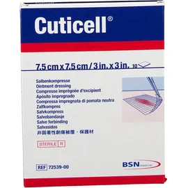 Cuticell® Compresse imprégnée d`excipient 7,5 X 7,5 cm