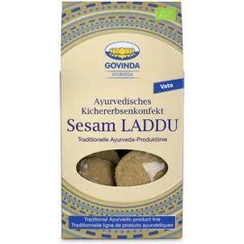 Govinda Sesam Laddu Bonbons ayurvédiques Bio au pois chiche-sésame