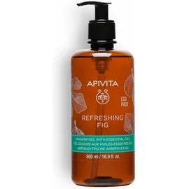 Apivita Refreshing Fig Gel douche aux huiles essentielles