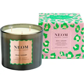 Neom Organics London Christmas 2021 Parfum pour déstresser : Bougie Real Luxury Limited Edition (3 Mèches) 420g