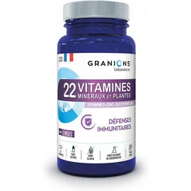 Laboratoire des Granions® 22 Vitamines Minéraux et Plantes - Défenses Immunitaires