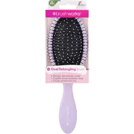 Brushworks Hair Brushes Brosse démêlante ovale - Violette