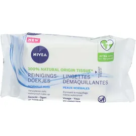 Nivea Essentials 3 in 1 Lingettes Démaquillantes Fraîcheur Peau Normale