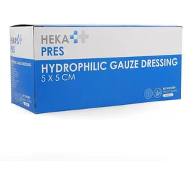 Heka Pres Compresse de gaze stérile hydrophile 5x5cm 8 couches