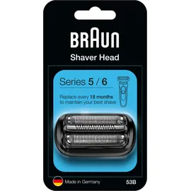 Braun Replacement Heads Série 5&6 Cassette 53B Noir