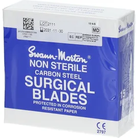 Swann Morton® Lame chirurgicale de Bistouri Non stérile N° 15