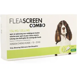 Fleascreen Combo M chiens 10-20 kg