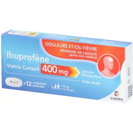 Ibuprofène Mylan Conseil 400 mg
