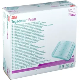 3M™ Tegaderm™ Foam Pansements hydrocellulaires non-adhésifs 10 cm x 10 cm