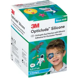 3M™ Opticlude™ Silicone Boys Midi 5,3 x 7,0 cm