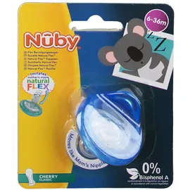Nuby™ Sucette Natural Flex™ Cerise 6-36 mois