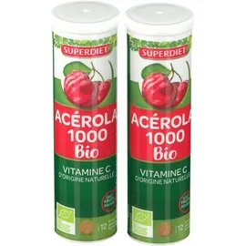 Superdiet Acérola 1000 - Vitamine C Bio