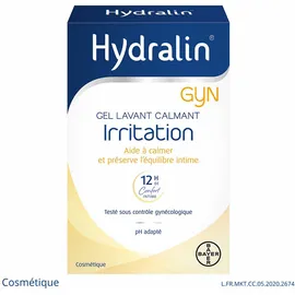 Hydralin Quotidien et Gyn - Soins intimes - Hygiène intime