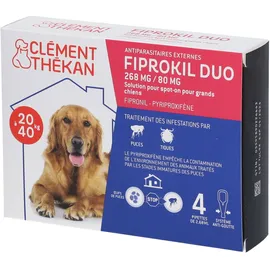 Clément Thékan Fiprokil Duo 268 mg/80 mg Chien