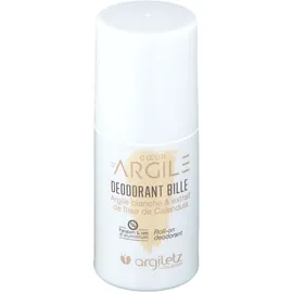 Argiletz Deodorant Bille Argile blanche 6 extrait de fleur de Calendula