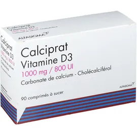 Calciprat Vitamine D3 1000 mg / 800 UI