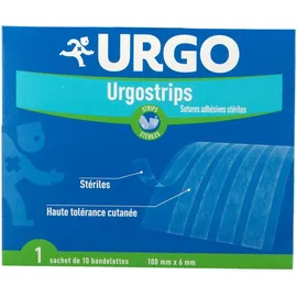 Urgo Urgostrips Bandelettes adhésives 10 mm x 6 mm