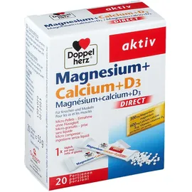 Doppelherz aktiv Magnésium + Calcium + D3 Direct