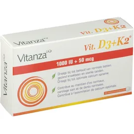 Vitanza HQ Vitamine D3 + K2® 1000 UI + 50 mcg