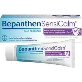 BepanthenSensiCalm® - Eczéma - 50 g - Soulage l'eczéma et les démangeaisons - Régénère la peau - Sans cortisone