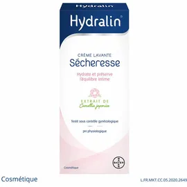 Hydralin Sécheresse - Crème lavante- 200 ml - Sécheresse intime - Soin