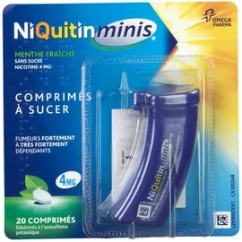 Niquitinminis Menthe FraÎche 4 mg Sans Sucre