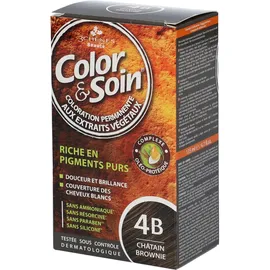 Les 3 Chênes® Color & Soin® 4B chatain brownie