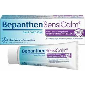 BepanthenSensiCalm® - Eczéma - 20 g - Soulage l'eczéma et les démangeaisons - Régénère la peau - Sans cortisone