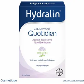 Hydralin Quotidien - Gel intime - 100 ml - Savon - Hygiène intime