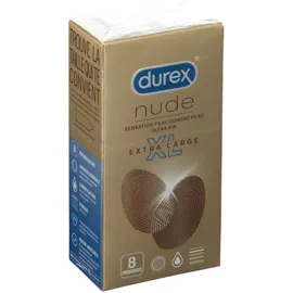 durex® Nude XL Préservatifs Sensation Peau contre Peau