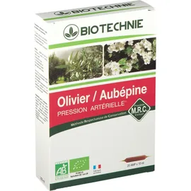 Biotechnie Aubépine / Olivier Bio ampoules