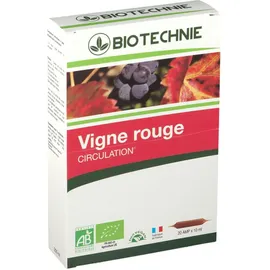Biotechnie Vigne rouge Bio ampoules