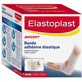 Elastoplast bande adhésive élastique 2,5m x 6cm