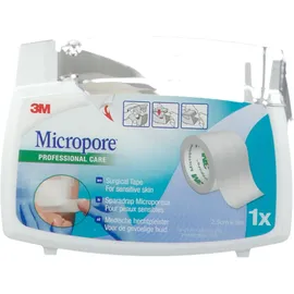 3M™ Micropore™ Sparadrap microporeux, non tissé, blanc 5 m x 25 mm