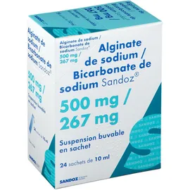 Alginate de sodium / Bicarbonate de sodium Sandoz®