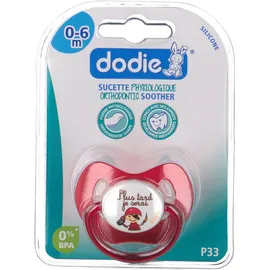 dodie® Sucette Physiologique silicone 0 à 6 mois (Couleur non sélectionnable)